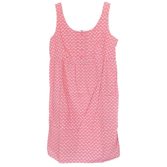 Hanna Andersson Sleep Dress - Coral Pink Cotton with White Details - 14 - Picture 1 of 4